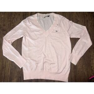 Vineyard Vines women's Pima Cotton/Cashmere Heritage V-neck sweater S